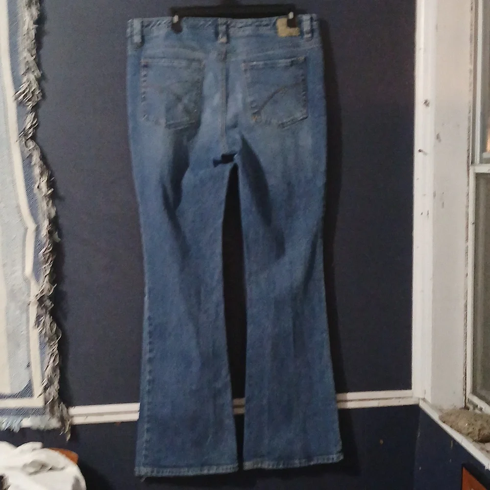 GUC UNIONBAY Stretch Flare Blue Women's Jeans Size 17 - Picture 4 of 5